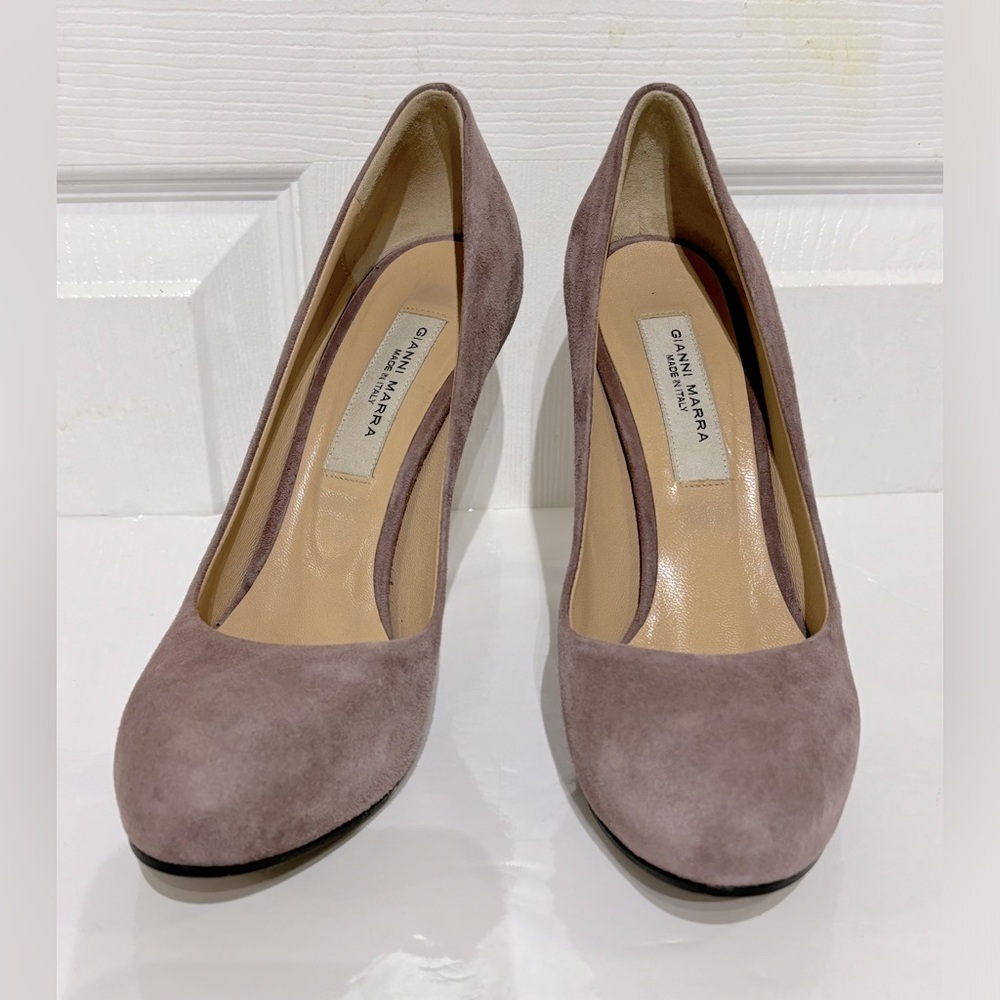 Gianni Marra Heeled  Shoes / Size 36.5 / Mauve Suede/ Made in Italy